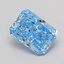 0.30 Ct. Fancy Vivid  Blue Radiant Lab Grown Diamond