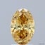 1.12 Ct. Fancy Intense Yellow Oval Lab Grown Diamond