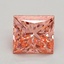 2.00 Ct. Fancy Intense Pink Princess Lab Grown Diamond