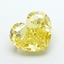 10.03 Ct. Fancy Intense Yellow Heart Lab Grown Diamond
