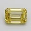 5.51 Ct. Fancy Intense Yellow Emerald Lab Grown Diamond