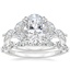 Platinum Colibri Diamond Ring with Versailles Diamond Ring (3/8 ct. tw.)