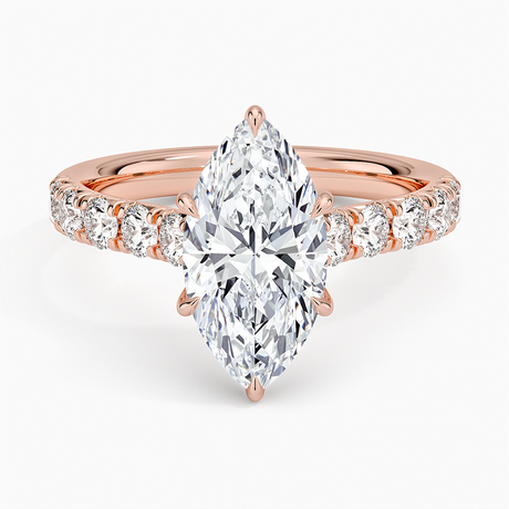 14K Rose Gold Anthology Half Coverage Diamond Ring (1/2 ct. tw.)