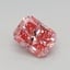 0.40 Ct. Fancy Vivid Pink Radiant Lab Grown Diamond