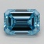 1.04 Ct. Fancy Vivid Blue Emerald Lab Grown Diamond