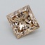 1.89 Ct. Fancy Light  Brown Princess Lab Grown Diamond