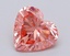 1.05 Ct. Fancy Vivid Pink Heart Lab Grown Diamond