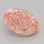 1.34 Ct. Fancy Vivid Pink Oval Lab Grown Diamond