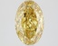 2.90 Ct. Fancy Vivid Yellow Oval Lab Grown Diamond
