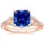 14K Rose Gold Begonia Vine Diamond Ring (1/2 ct. tw.), smalltop view