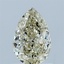 1.05 Ct. Light Yellow Pear Lab Grown Diamond