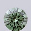1.1 Ct. Fancy Vivid Green Round Lab Grown Diamond