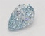 2.05 Ct. Fancy Intense  Blue Pear Lab Grown Diamond