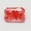 0.80 Ct. Fancy Vivid Pink Radiant Lab Grown Diamond