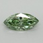 1.59 Ct. Fancy Vivid Green Marquise Lab Grown Diamond