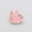 1.55 Ct. Fancy Intense  Pink Heart Lab Grown Diamond
