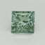 0.71 Ct. Fancy Vivid Pacific Green Princess Lab Grown Diamond