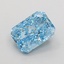 1.54 Ct. Fancy Vivid  Blue Radiant Lab Grown Diamond