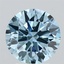 3.23 Ct. Fancy Vivid Blue Round Lab Grown Diamond