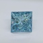 2.63 Ct. Fancy Vivid Malibu Blue Princess Lab Grown Diamond