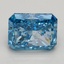 3.02 Ct. Fancy Vivid Blue Radiant Lab Grown Diamond