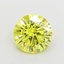 1.06 Ct. Fancy Vivid  Yellow Round Lab Grown Diamond