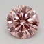 0.96 Ct. Fancy Vivid Pink Round Lab Grown Diamond