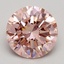 2.50 Ct. Fancy Intense Pink Round Lab Grown Diamond