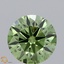 2.39 Ct. Fancy Vivid Green Round Lab Grown Diamond