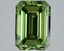 3.03 Ct. Fancy Vivid Green Emerald Lab Grown Diamond