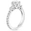 18K White Gold Gramercy Three Stone Diamond Ring (3/4 ct. tw.), smallside view