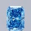 4.24 Ct. Fancy Vivid Blue Radiant Lab Grown Diamond
