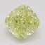 1.04 Ct. Fancy Yellow Cushion Diamond