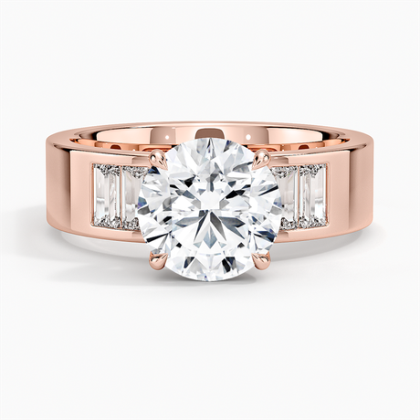 14K Rose Gold Peyton 5mm Channel-Set Diamond Ring