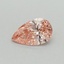 0.31 Ct. Fancy Vivid Pink Pear Lab Grown Diamond