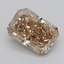 1.02 Ct. Very Light  Brown Radiant Lab Grown Diamond
