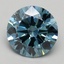 1.56 Ct. Fancy Intense Blue Round Lab Grown Diamond