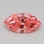 0.50 Ct. Fancy Vivid Pink Marquise Lab Grown Diamond