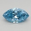 0.63 Ct. Fancy Vivid Blue Marquise Lab Grown Diamond