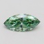 1.06 Ct. Fancy Vivid Pacific Green Marquise Lab Grown Diamond