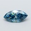 1.02 Ct. Fancy Vivid Blue Marquise Lab Grown Diamond