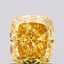 1.22 Ct. Fancy Vivid  Yellow Cushion Lab Grown Diamond