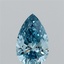 1.04 Ct. Fancy Vivid Blue Pear Lab Grown Diamond
