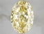 5.05 Ct. Fancy Vivid Yellow Oval Lab Grown Diamond