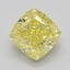 1.66 Ct. Fancy Yellow Cushion Diamond