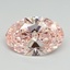 7.02 Ct. Fancy Vivid Pink Oval Lab Grown Diamond