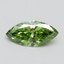 1.02 Ct. Fancy Vivid Green Marquise Lab Grown Diamond