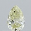 0.32 Ct. Fancy Light Yellow Pear Lab Grown Diamond