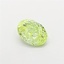 1.18 Ct. Fancy Vivid Green Oval Lab Grown Diamond