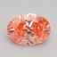 1.83 Ct. Fancy Vivid Pink Oval Lab Grown Diamond